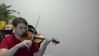 Mezi horami  housle začátečník  violin beginner 1 year [upl. by Neenwahs941]