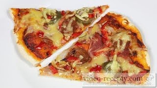 Cesto na pizzu  videorecept [upl. by Papageno361]