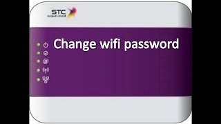 How to change STC wifi name and Password [upl. by Eleirbag500]