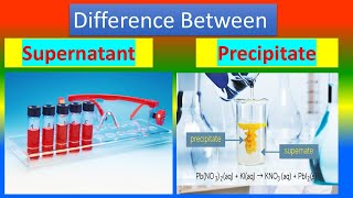 Difference between Supernatant and precipitate [upl. by Blum83]