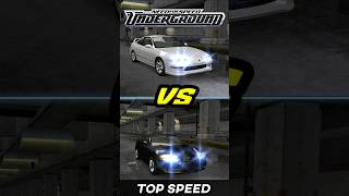 Hyundai Tiburon vs Acura Integra  Top Speed Test  NFS Underground 1 2003 nfs nfsunderground [upl. by Guthrie536]