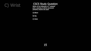 CSCS Question 58 [upl. by Larimer]