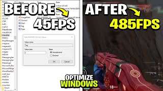 🔧MAXIMUM GAMING PERFORMANCE OPTIMIZE WINDOWS FOR GAMING IN 2024 ✅ INCREASE FPS [upl. by Assilam490]