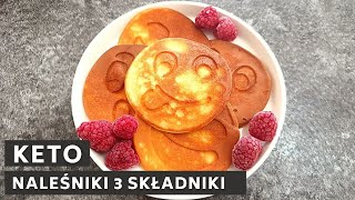 KETO MINI NALEŚNIKI  Tylko 3 składniki [upl. by Jenilee]