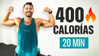 🔥 QUEMA MUCHAS CALORÍAS en 20 MIN con este CARDIO HIIT  Ejercicios en CASA para BAJAR DE PESO [upl. by Aisorbma248]