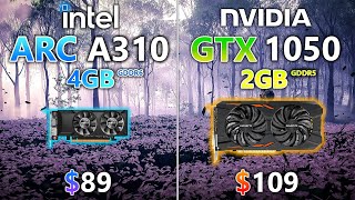 Intel ARC A310 vs GTX 1050  Test in 7 Games [upl. by Muns798]