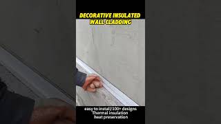 install metal siding construction factory thermal fireproof walldecor wallpanels diy [upl. by Tybie]