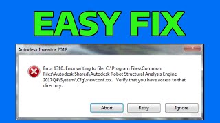 How To Fix Error Writing To File Code 1310 in Windows [upl. by Biegel]