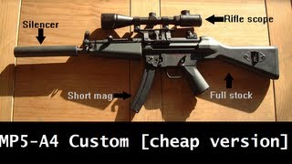 CUSTOM 1 MP5 antisnipe Cheap version FR [upl. by Harikahs]