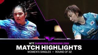 Adriana Diaz vs Suh Hyo Won  WS R32  WTT Champions Chongqing 2024 [upl. by Juta]