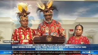 Abisai Rollo Benny Wenda Tak Punya Hak Atur NKRI dan Tanah Papua [upl. by How852]