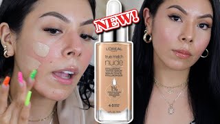 🚨NEW LOreal True Match Hyaluronic Tinted Serum WEAT TEST amp REVIEW WORTH THE BUY OR NAW [upl. by Chute940]