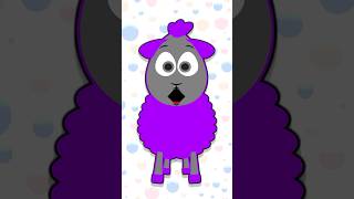 A PURPLE SHEEP lullaby BabyBigMouth shorts baabaablacksheep nurseryrhymes [upl. by Thurman]