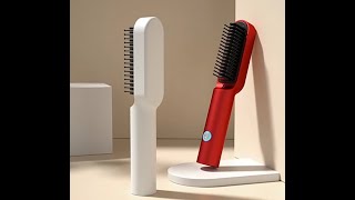 Wireless Rechargeable Hair Straightening Comb  Bring it anywhere you want for a quick touchup [upl. by Nirual]