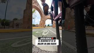 Wheelie en el ACUEDUCTO de MORELIA wheelie calle bicicleta morelia acueducto comunidad [upl. by Nahsab]