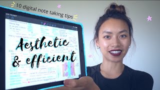 10 iPad Note Taking Tips  Efficient and Aesthetic [upl. by Neroled]