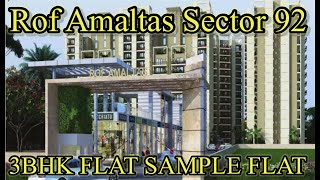 ROF Amaltas Sector 92  3BHK Sample Flat Tour  Affordable Housing in Gurgaon [upl. by Meekah751]