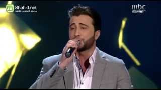 Arab Idol  حلقة نتائج التصويت  عبد الكريم حمدان [upl. by Orlena]