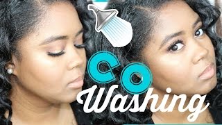 Co Wash Routine  Moisturized NaturalTransitioning Hair [upl. by Dowling]