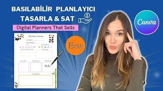 Dijital Planlayıcıları Nasıl Tasarlıyorum Etsy Optimizasyonu Nasıl Yapılır Etsyde Dijital Ürün💲 [upl. by Prescott940]