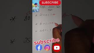 Simple divisionviralmathschildeducationviraltrick💪🧑‍💻🤦👨‍🏫 [upl. by Eillil]