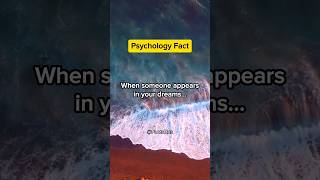 When someone appears in your dreams 😴  Psychology Fact shorts [upl. by Connell]