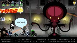 Patapon 3 Walkthrough pt 26 Archfiend of Earnestness level 1 [upl. by Onitselec]