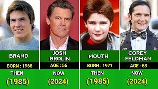 The Goonies 1985 Cast Then And Now [upl. by Belding]