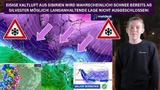 ARCTIC OUTBREAK im Januar möglich SCHNEE bereits ab Silvester POLARWIRBELSPLIT EISIG [upl. by Tali]