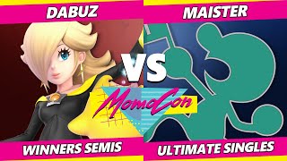 MomoCon 2022 Winners Semis  Dabuz Rosalina Vs Maister Game amp Watch Sora SSBU Ultimate [upl. by Jelene]