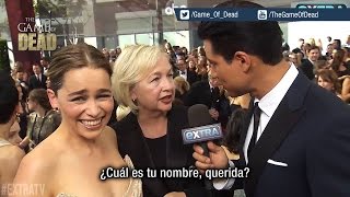 Emmys 2016 La Mamá de la Madre de Dragones de Casamentera y entrevista al elenco Subtitulado [upl. by Parrish849]