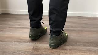 Nike Air Max 90 Cordura «Surplus Pack»  on feet  CQ7743300 [upl. by Agee]