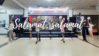 Salamat Salamat • Dance Practice Tambourine • LOTNMarikina Dance Ministry [upl. by Garvy]