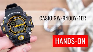 HANDSON Casio GShock Rangeman GW9400Y1ER [upl. by Ainoz]