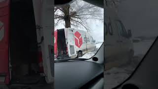 Zima zaskoczyła kierowców ❄️💥🚚🙈 Wiązowna  video Kacper Wiązowski [upl. by Liatris]