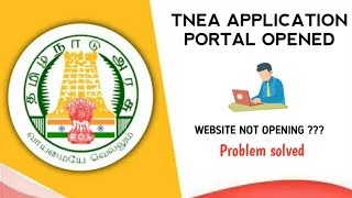 TNEA counselling 2024 application portal open  Website not opening  Confusion solved [upl. by Zsazsa]