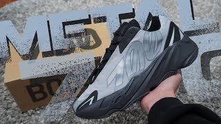 WORTH THE COP Yeezy 700 MNVN Metallic Review [upl. by Irrep]