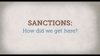 Sanctions How Did We Get Here [upl. by Ymerrej]