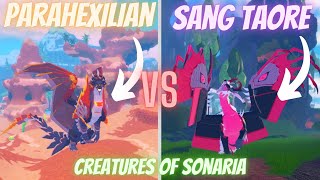 SANG TOARE VS PARAHEXILIAN  Creatures of Sonaria [upl. by Enyehc366]