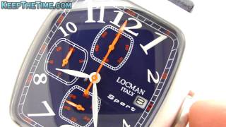 Locman Aluminum Chronograph Watch [upl. by Aehtla]