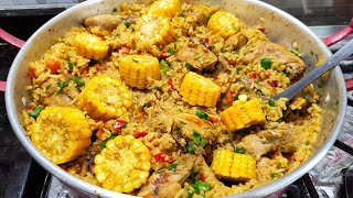 GALINHADA ARROZ COM FRANGO FAÇA ESSA RECEITA E RECEBA MUITOS ELOGIOS [upl. by Eehtomit]