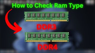 How to check the RAM type DDR3 or DDR4 in Windows 11 [upl. by Averil]