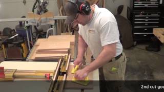 Building Kitchen Cabinets part 15 Making the raised panels for the base cabinet doors [upl. by Mutat]