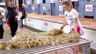 Trin Gwlan CFfI  YFC Woolhandling [upl. by Elttil]