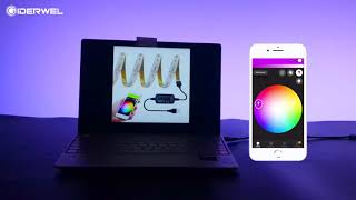 How to install the GIDERWEL Smart Zigbee Strip Lights Kit to Philips Hue App [upl. by Harihs579]