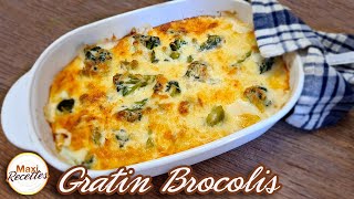 Gratin de Brocolis à la Béchamel  Recette Facile et Rapide [upl. by Wilkins]