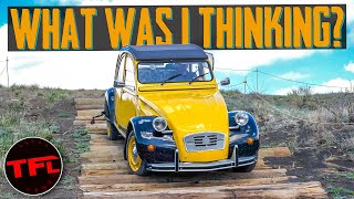 Taking a Citroen 2CV Through an OffRoad Test Course  This Thing is a BEAST [upl. by Bernadine]