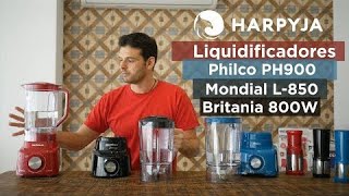 Avaliação de Liquidificador  Philco PH900 vs Mondial L850 vs Britânia Diamante 800 [upl. by Herminia771]