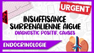 L’Insuffisance Surrénalienne Aigue Signes Cliniques et Paracliniques Causes Facteurs Déclenchant [upl. by Krakow]