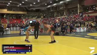 152 Lbs Quarterfinal  Joseph Jeter OK Vs Robert Nelson NE 8774 [upl. by Cohlier]